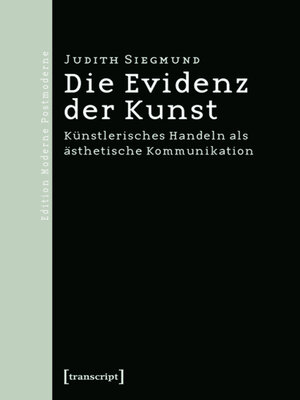 cover image of Die Evidenz der Kunst